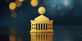 News-style graphic covering institutional involvement in crypto ETFs