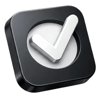 3D checkmark icon displayed on the Compass Wertvale about page